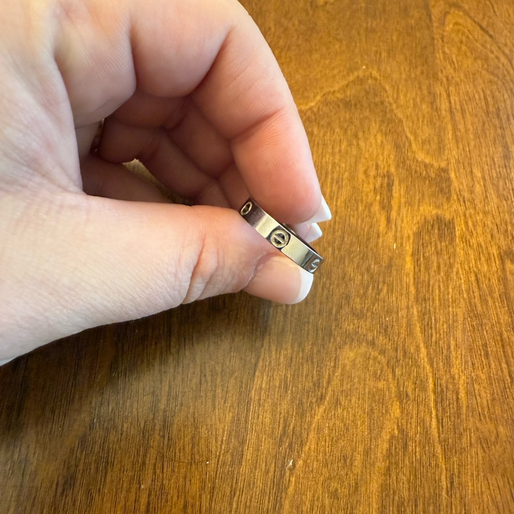 Silver Love Ring
